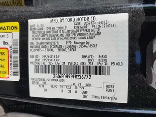 2015 Ford Fusion SE with VIN 3FA6P0H99FR226772, listed as a IAAI auction lot 42185071 with 99,993 mi miles. Bid and sale history available at carsss.com. Image 9.
