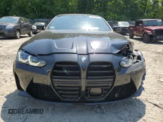 2022 BMW M4 Competition xDrive with VIN WBS43AZ02NCH67299, listed as a Copart auction lot 58264194 with 19,176 mi miles and Salvage Title. Bid and sale history available at carsss.com. Image 5.