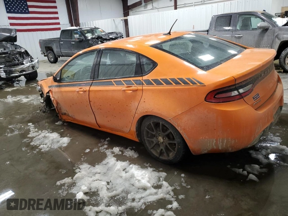 2013 Dodge Dart SXT with VIN 1C3CDFBA0DD345994, listed as a Copart auction lot 45966965 with 182,290 mi miles and Salvage Title. Bid and sale history available at carsss.com. Image 2.
