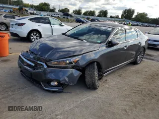 2017 Kia Cadenza Premium with VIN KNALC4J19H5046778, listed as a Copart auction lot 73368674 with 134,039 mi miles and Salvage Title. Bid and sale history available at carsss.com. Image 1.