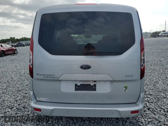 2021 Ford Transit Connect XLT with VIN NM0GE9F28M1500501, listed as a Copart auction lot 50764445 with 24,638 mi miles and Salvage title. Bid and sale history available at DreamBid. Image 6.