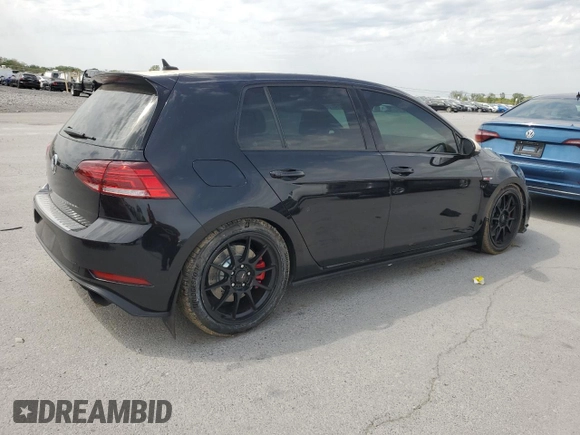 2019 Volkswagen Golf GTI S with VIN 3VW5T7AU9KM019831, listed as a Copart auction lot 53404435 with 81,059 mi miles and Salvage Title. Bid and sale history available at carsss.com. Image 3.