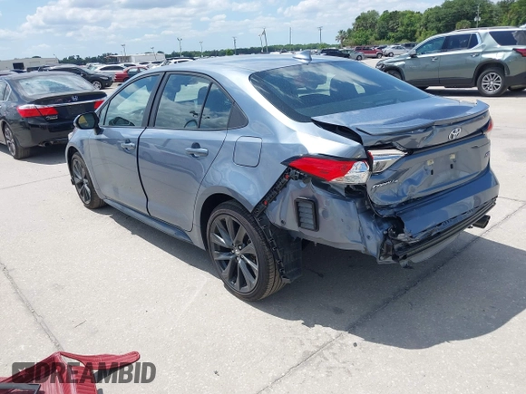 2024 Toyota Corolla SE with VIN 5YFS4MCE5RP178100, listed as a IAAI auction lot 41999152 with 19,242 mi miles and . Bid and sale history available at DreamBid. Image 3.
