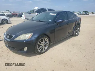 2008 Lexus IS 250 with VIN JTHBK262885082029, listed as a Copart auction lot 53275535 with 237,252 mi miles and Salvage Title. Bid and sale history available at carsss.com. Image 1.