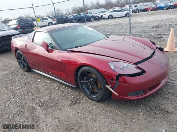 2006 Chevrolet Corvette with VIN 1G1YY26U965116545, listed as a IAAI auction lot 41810108 with 38,011 mi miles. Bid and sale history available at carsss.com. Image 1.