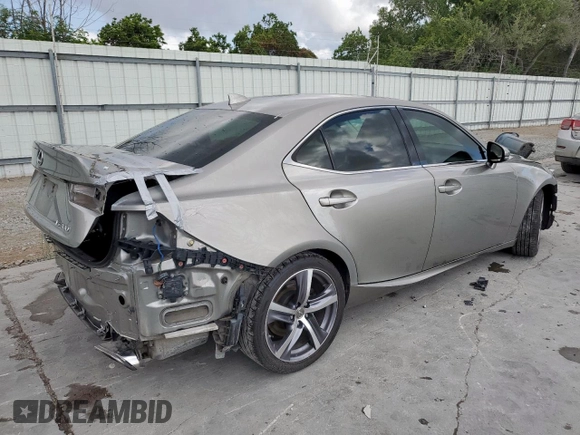 2018 Lexus IS 300 with VIN JTHBA1D22J5072649, listed as a Copart auction lot 58249175 with 135,160 mi miles and Salvage title. Bid and sale history available at DreamBid. Image 3.
