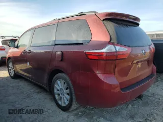 2016 Toyota Sienna LE with VIN 5TDJK3DC4GS138362, listed as a Copart auction lot 74980834 with 0 mi miles and Non Repairable. Bid and sale history available at carsss.com. Image 2.