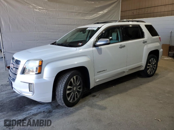 2016 GMC Terrain Denali z VIN 2GKFLVE37G6140859, wystawiony jako Copart lot #55733875 z przebiegiem 94 984 mil mil oraz Szkoda całkowita • Salvage title. Historia ofert i sprzedaży dostępna na DreamBid. Obrazek 1.