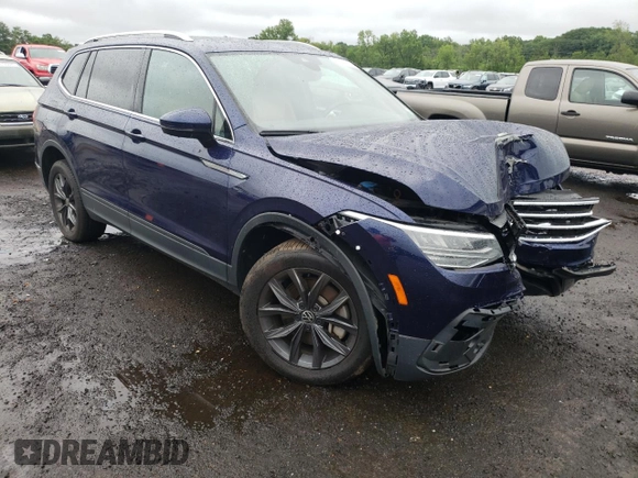 2022 Volkswagen Tiguan SE с VIN 3VV2B7AX0NM010203, выставлен на аукционе Copart как лот 60941455 с пробегом 43 011 миль миль и Списание • Salvage title. История ставок и продаж доступна на DreamBid. Изображение 4.
