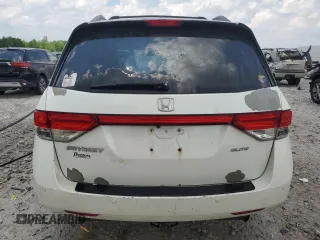 2014 Honda Odyssey Touring with VIN 5FNRL5H92EB020189, listed as a Copart auction lot 62311425 with Not provided miles and Clean title. Bid and sale history available at DreamBid. Image 6.