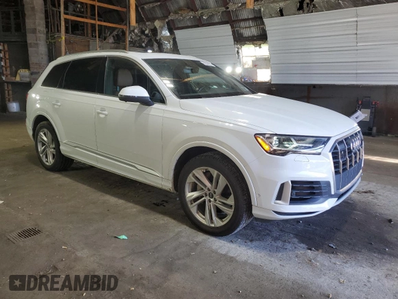 2021 Audi Q7 Premium Plus with VIN WA1LXAF79MD017780, listed as a Copart auction lot 62285935 with 63,567 mi miles and Salvage title. Bid and sale history available at DreamBid. Image 4.