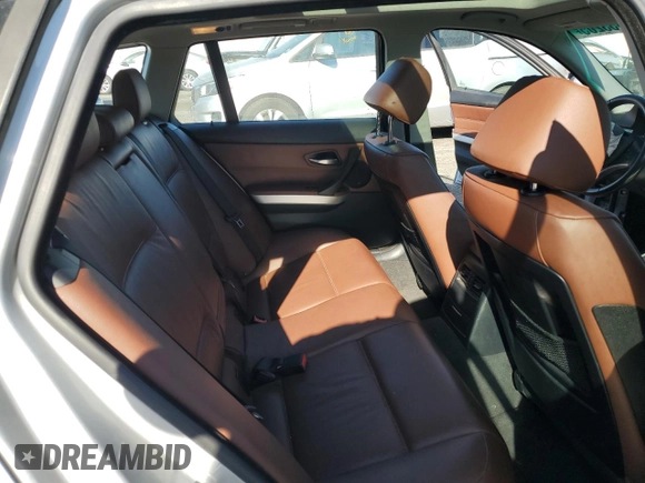2007 BMW 3 Series 328i with VIN WBAVS13597FV95030, listed as a Copart auction lot 87953205 with 0 mi miles and Salvage Title. Bid and sale history available at carsss.com. Image 10.