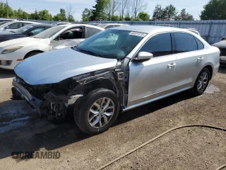 2017 Volkswagen Passat S with VIN 1VWAT7A33HC083881, listed as a Copart auction lot 60531815 with 218,961 mi miles and Salvage title. Bid and sale history available at DreamBid. Image 1.