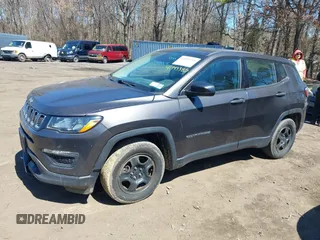 2018 Jeep Compass Sport with VIN 3C4NJCAB7JT107040, listed as a IAAI auction lot 41993385 with 251,154 mi miles. Bid and sale history available at carsss.com. Image 14.