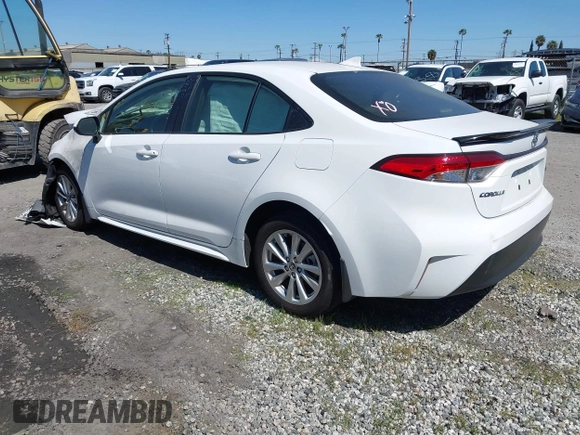 2024 Toyota Corolla LE with VIN JTDB4MEEXR3016274, listed as a IAAI auction lot 41744575 with 15,953 mi miles. Bid and sale history available at carsss.com. Image 3.