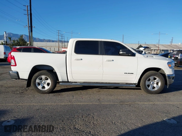 2022 Ram 1500 Big Horn with VIN 1C6RREFM6NN431903, listed as a IAAI auction lot 41377794 with 48,477 mi miles and . Bid and sale history available at DreamBid. Image 13.
