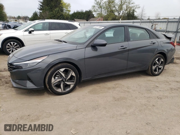 2023 Hyundai Elantra SEL with VIN KMHLS4AG5PU601333, listed as a Copart auction lot 53517865 with 40,937 mi miles and Salvage title. Bid and sale history available at DreamBid. Image 1.