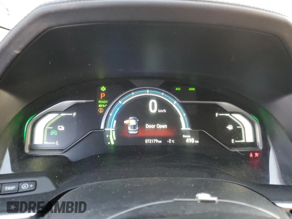 2018 Honda Clarity Plug-In Hybrid Touring with VIN JHMZC5F37JC800113, listed as a Copart auction lot 85114164 with 72,179 mi miles and Salvage Title. Bid and sale history available at carsss.com. Image 9.