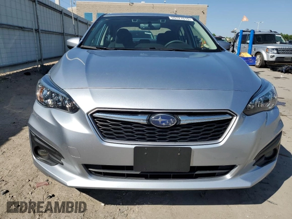 2017 Subaru Impreza Premium with VIN 4S3GKAD64H3607316, listed as a Copart auction lot 59721515 with 96,582 mi miles and Salvage title. Bid and sale history available at DreamBid. Image 5.