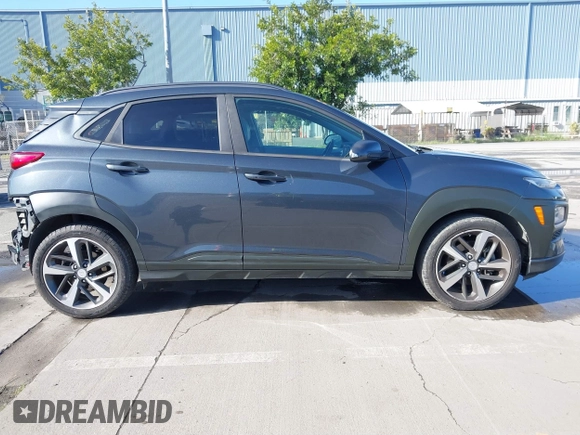 2018 Hyundai Kona Limited with VIN KM8K33A59JU085597, listed as a IAAI auction lot 41804485 with 142,172 mi miles. Bid and sale history available at carsss.com. Image 14.