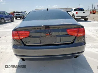2013 Audi A8 3.0L with VIN WAUAGAFD7DN015052, listed as a Copart auction lot 60095565 with Not provided miles and Salvage title. Bid and sale history available at DreamBid. Image 6.