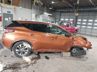 2015 Nissan Murano S with VIN 5N1AZ2MHXFN292009, listed as a IAAI auction lot 41531650 with 49,560 mi miles. Bid and sale history available at carsss.com. Image 14.