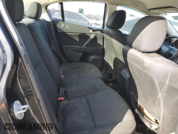 2013 Mazda 3 i SV with VIN JM1BL1TG2D1726554, listed as a Copart auction lot 47634675 with 217,625 mi miles and Salvage Title. Bid and sale history available at DreamBid. Image 10.