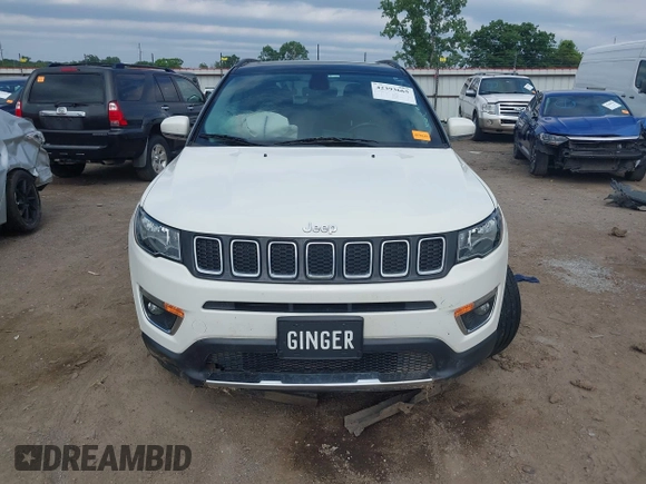 2018 Jeep Compass Limited with VIN 3C4NJDCBXJT298469, listed as a IAAI auction lot 42393665 with 61,589 mi miles and . Bid and sale history available at DreamBid. Image 12.