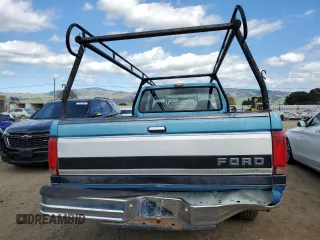 1992 Ford F-150 with VIN 1FTEX15N4NKA01109, listed as a Copart auction lot 47600495 with Not Provided miles and Salvage Title. Bid and sale history available at carsss.com. Image 6.