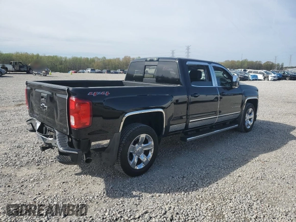 2017 Chevrolet Silverado 1500 LTZ with VIN 3GCUKSEJ9HG491930, listed as a Copart auction lot 51223025 with 128,251 mi miles and Salvage Title. Bid and sale history available at DreamBid. Image 3.