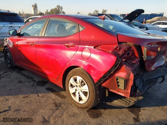 2016 Hyundai Elantra SE with VIN 5NPDH4AE0GH733173, listed as a IAAI auction lot 41134432 with 83,402 mi miles. Bid and sale history available at carsss.com. Image 3.