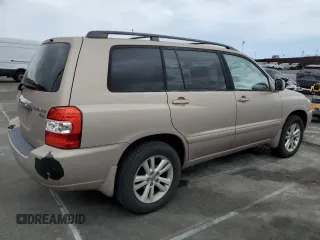 2006 Toyota Highlander Hybrid with VIN JTEDW21AX60008386, listed as a Copart auction lot 54345835 with 213,419 mi miles and Clean Title. Bid and sale history available at carsss.com. Image 3.