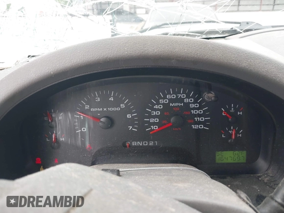 2005 Ford F-150 XL with VIN 1FTPF12555NA87075, listed as a IAAI auction lot 42313220 with 164,769 mi miles and . Bid and sale history available at DreamBid. Image 7.