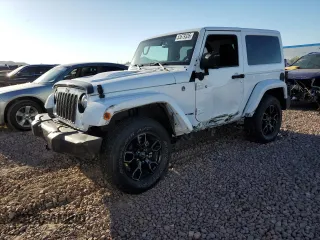 2018 Jeep Wrangler Sahara z VIN 1C4AJWBGXJL861815, wystawiony jako Copart lot #53579335 z przebiegiem 47 365 mil mil oraz Szkoda całkowita • Salvage title. Historia ofert i sprzedaży dostępna na DreamBid. Obrazek 1.