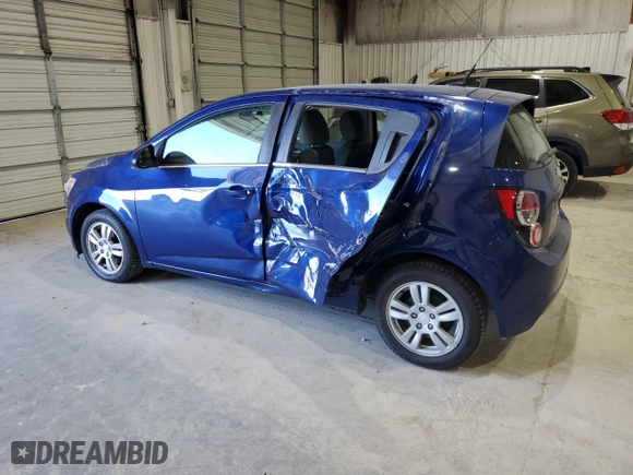 2014 Chevrolet Sonic LT with VIN 1G1JC6SH9E4231585, listed as a Copart auction lot 47625085 with 109,633 mi miles and Salvage Title. Bid and sale history available at carsss.com. Image 2.