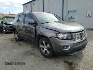 2017 Jeep Compass High Altitude with VIN 1C4NJDEB6HD192680, listed as a Copart auction lot 54389945 with 97,109 mi miles and Salvage title. Bid and sale history available at DreamBid. Image 14.