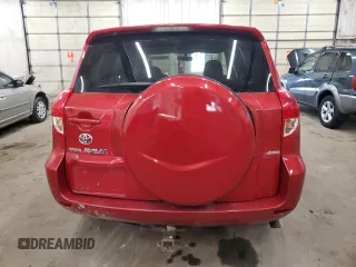 2008 Toyota RAV4 with VIN JTMBK33V286031464, listed as a Copart auction lot 53380195 with 188,065 mi miles and Salvage Title. Bid and sale history available at carsss.com. Image 6.