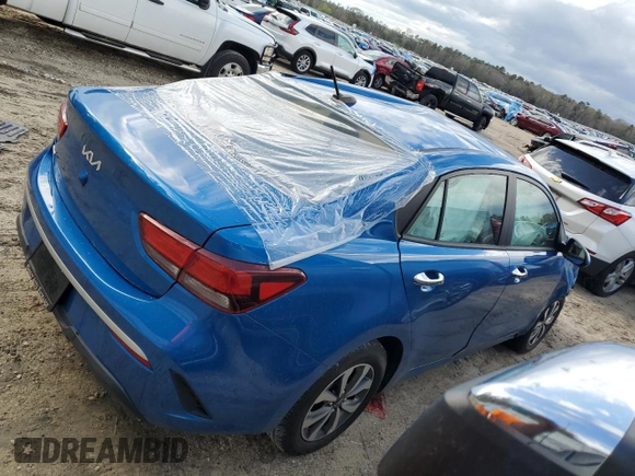 2022 Kia Rio S with VIN 3KPA24AD7NE481564, listed as a Copart auction lot 49095115 with 62,963 mi miles and Non Repairable. Bid and sale history available at carsss.com. Image 3.
