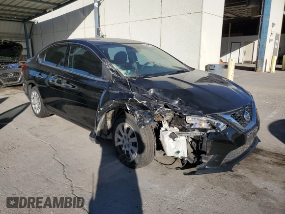 2019 Nissan Sentra SV with VIN 3N1AB7AP1KY400356, listed as a Copart auction lot 82447884 with 74,251 mi miles and Salvage Title. Bid and sale history available at DreamBid. Image 4.
