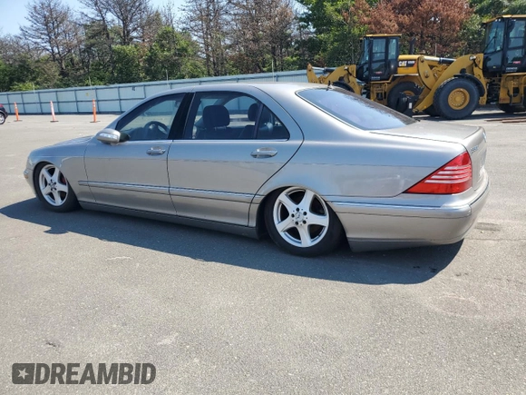 2004 Mercedes-Benz S-Class with VIN WDBNG75J24A412348, listed as a Copart auction lot 65396214 with 0 mi miles and Clean Title. Bid and sale history available at carsss.com. Image 2.