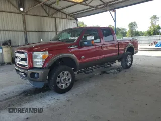 2016 Ford F-250 Lariat with VIN 1FT7W2BT5GEA62491, listed as a Copart auction lot 63101755 with 167,333 mi miles and Salvage title. Bid and sale history available at DreamBid. Image 1.