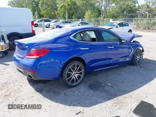2019 Genesis G70 Advanced with VIN KMTG34LE2KU022342, listed as a IAAI auction lot 41806699 with 49,250 mi miles and . Bid and sale history available at DreamBid. Image 4.
