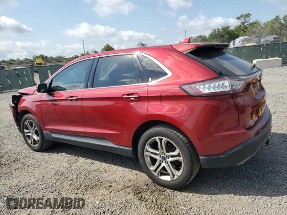 2015 Ford Edge Titanium z VIN 2FMPK3K81FBB11530, wystawiony jako Copart lot #57769795 z przebiegiem 108 844 mil mil oraz Szkoda całkowita • Salvage title. Historia ofert i sprzedaży dostępna na DreamBid. Obrazek 2.