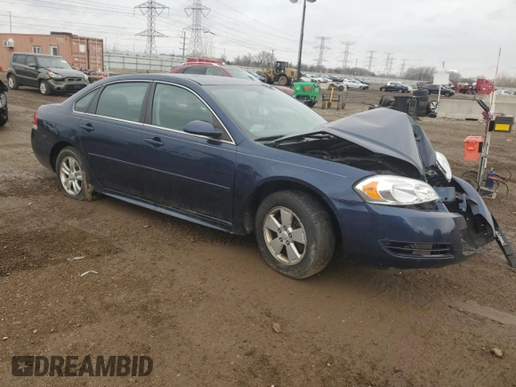 2012 Chevrolet Impala LS Retail with VIN 2G1WA5E3XC1189877, listed as a Copart auction lot 46757985 with Not provided miles and Salvage title. Bid and sale history available at DreamBid. Image 4.