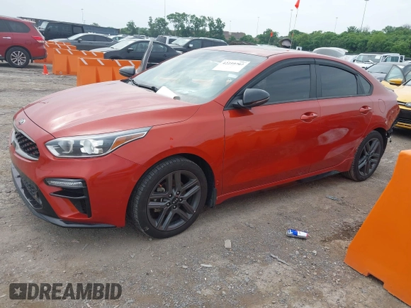 2021 Kia Forte GT-Line z VIN 3KPF34AD7ME410270, wystawiony jako IAAI lot #42259704 z przebiegiem 65 310 mil mil oraz . Historia ofert i sprzedaży dostępna na DreamBid. Obrazek 2.