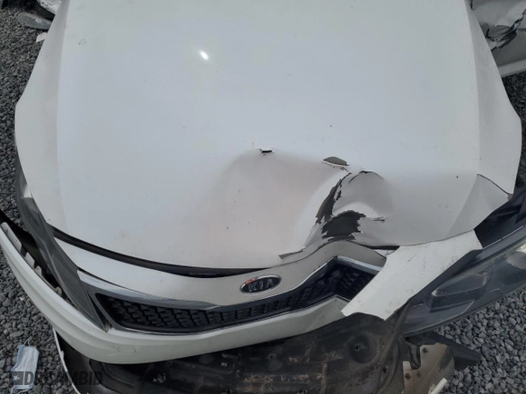 2012 Kia Optima LX with VIN KNAGM4A74C5287062, listed as a Copart auction lot 46162905 with 0 mi miles and Salvage Title. Bid and sale history available at carsss.com. Image 11.