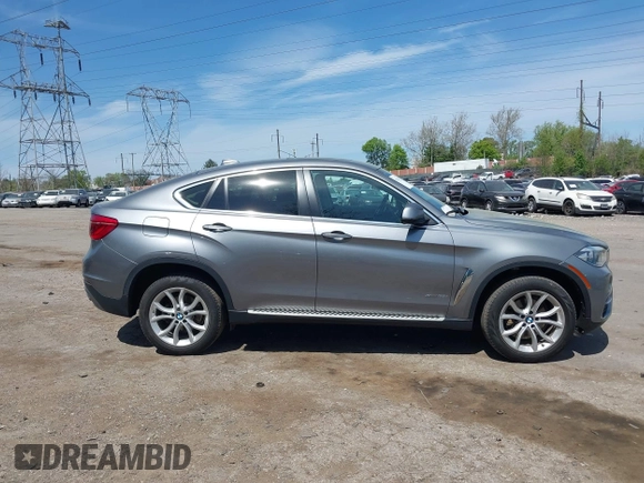 2016 BMW X6 xDrive35i with VIN 5UXKU2C53G0N84273, listed as a IAAI auction lot 42104112 with 61,183 mi miles and . Bid and sale history available at DreamBid. Image 14.