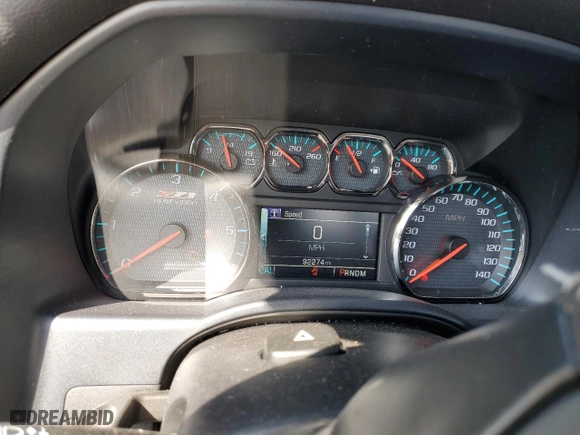 2016 Chevrolet Silverado 1500 LT with VIN 1GCVKREC3GZ114247, listed as a Copart auction lot 47521985 with 92,274 mi miles and Salvage Title. Bid and sale history available at carsss.com. Image 9.