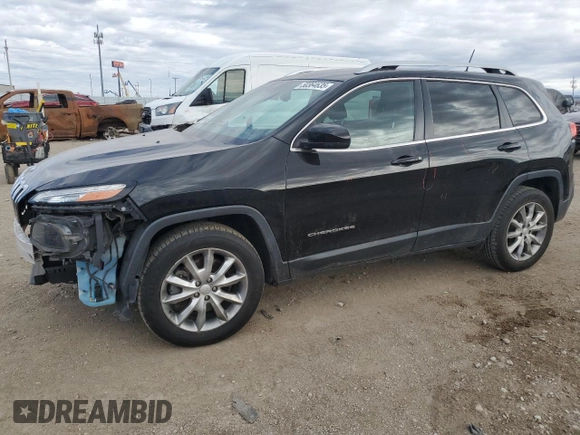2018 Jeep Cherokee Limited z VIN 1C4PJMDB0JD554762, wystawiony jako Copart lot #50364635 z przebiegiem 53 134 mil mil oraz Szkoda całkowita • Salvage title. Historia ofert i sprzedaży dostępna na DreamBid. Obrazek 1.