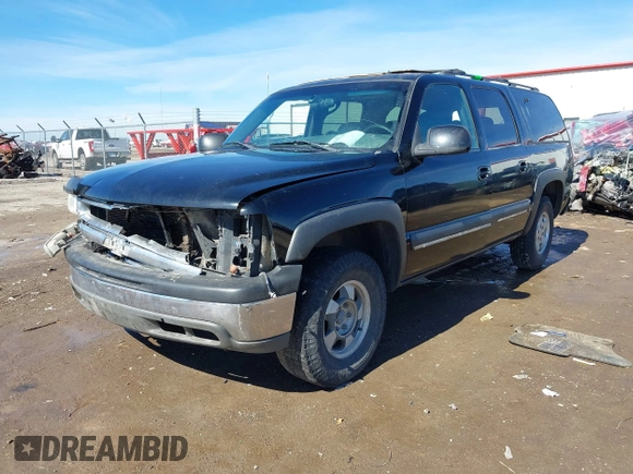 2002 Chevrolet Suburban Z71 with VIN 3GNFK16Z32G202949, listed as a IAAI auction lot 41637140 with 277,161 mi miles. Bid and sale history available at carsss.com. Image 18.